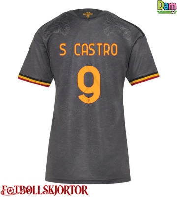 AS Roma Santiago Castro #9 Tredjetröja Dam 2026-27 Kortärmad